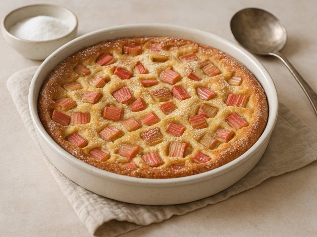 Rhubarb Clafoutis