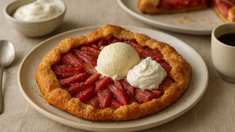 RHUBARB GALETTE