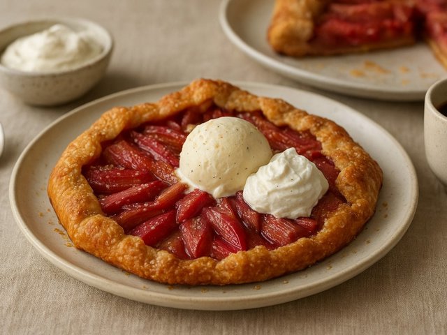 Rhubarb Galette
