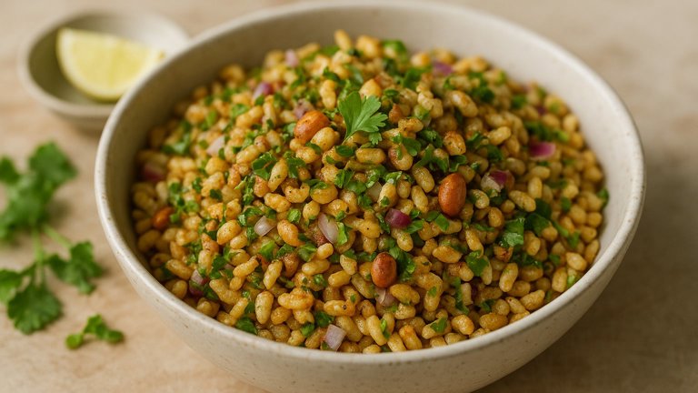 Rice Krispie Bhel Puri