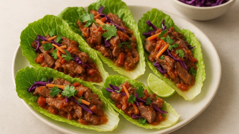 Roast Beef Lettuce Wraps