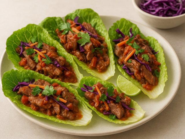 Roast Beef Lettuce Wraps