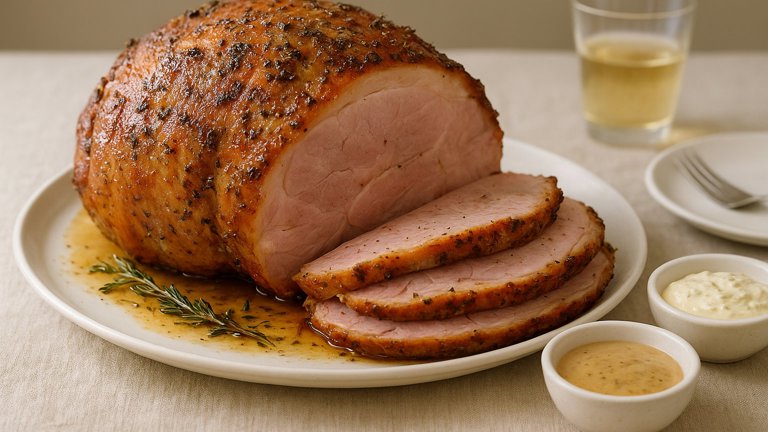 Roast Fresh Ham Or Leg Of Pork