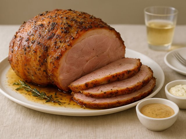 Roast Fresh Ham Or Leg Of Pork