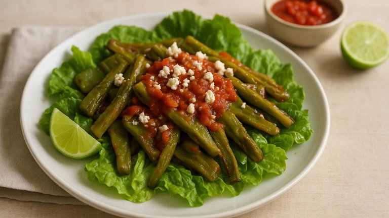 Roasted Cactus Pad Salad
