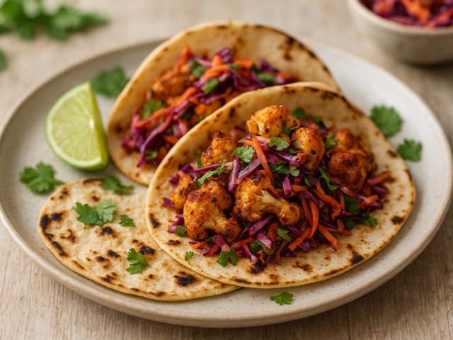 Roasted Cauliflower Tacos