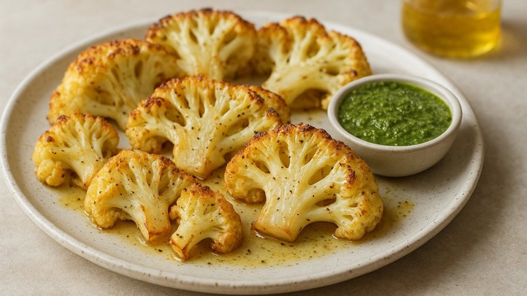 Roasted Cauliflower Wedges