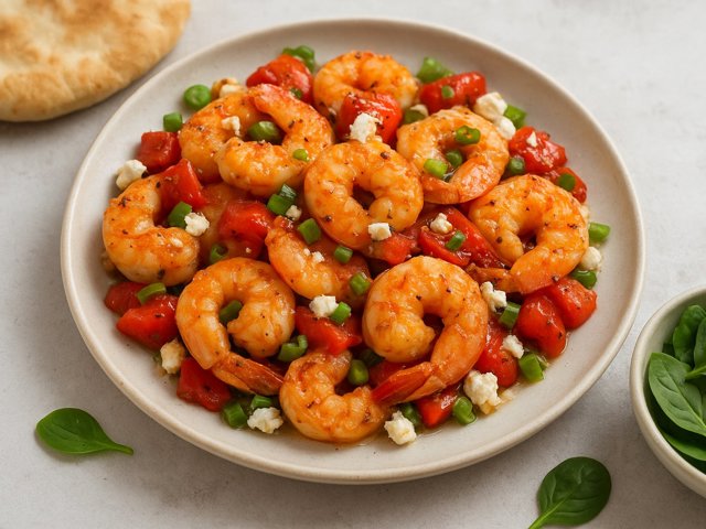 Roasted Garlicky Shrimp