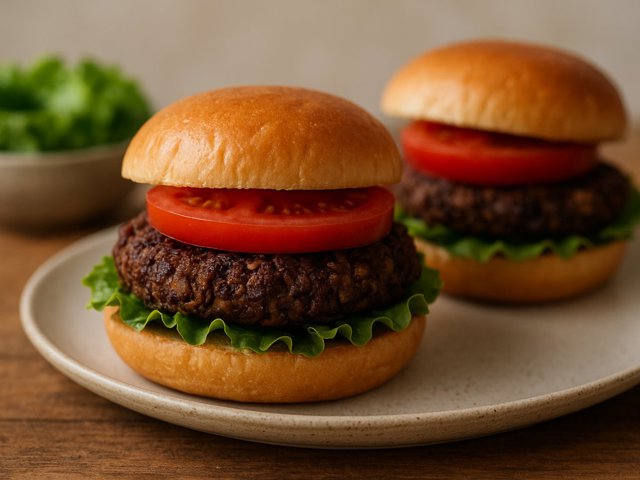 Roasted Mushroom Burgers