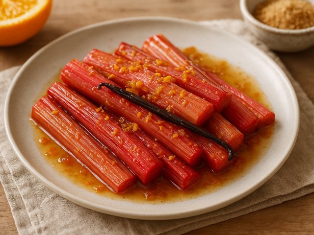Roasted Rhubarb