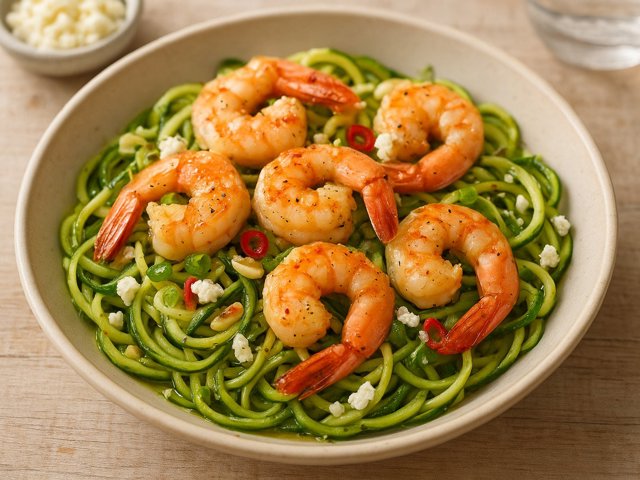 Roasted Shrimp Scampi & Zoodles
