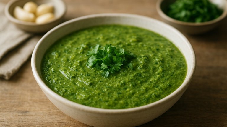 Roasted Tomatillo Spinach Sauce