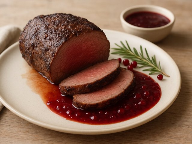 Roasted Venison