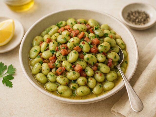 Roman-Style Fava Beans