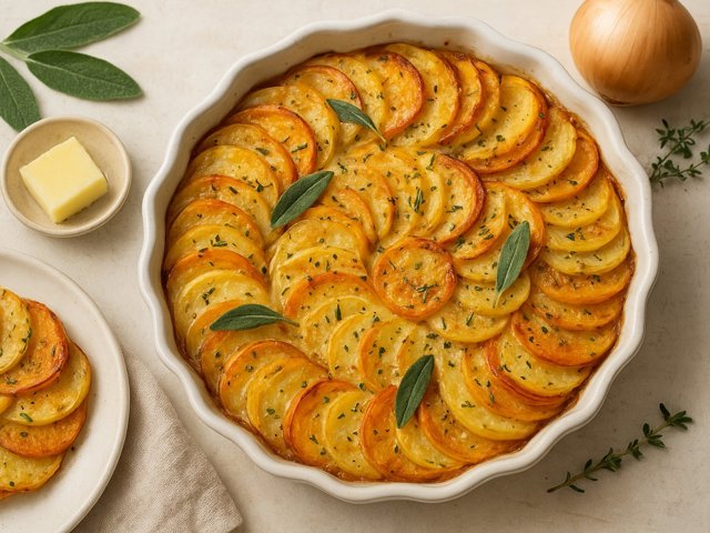 ROOT Vegetable Gratin