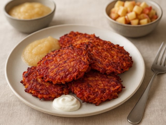 Root Vegetable Latkes