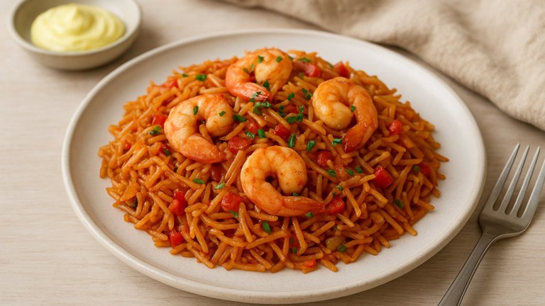 Rossejat De Fideos (Spanish Toasted Noodles)