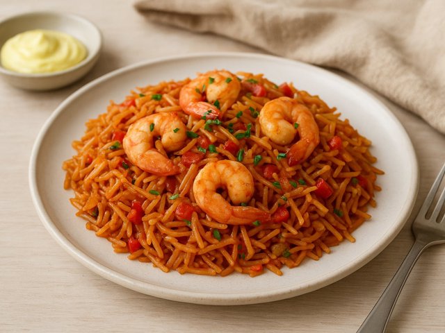 Rossejat De Fideos (Spanish Toasted Noodles)