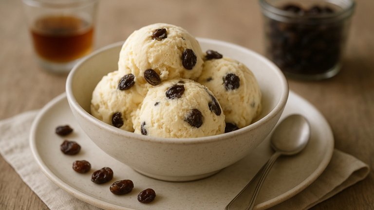 Rum Raisin Ice Cream