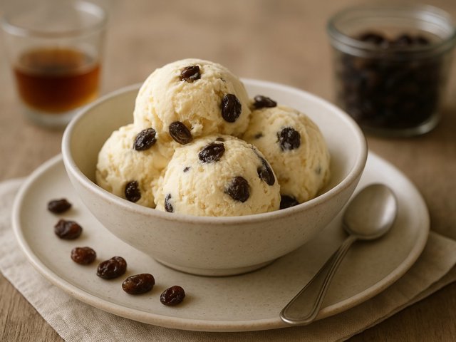 Rum Raisin Ice Cream