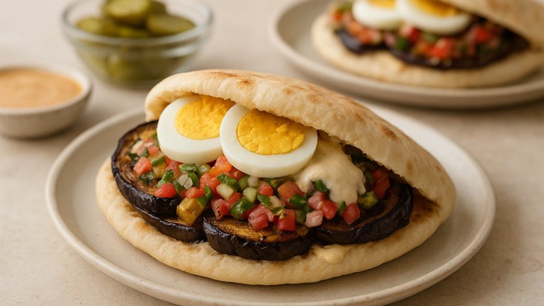 Sabich (Israeli Pita Sandwich)