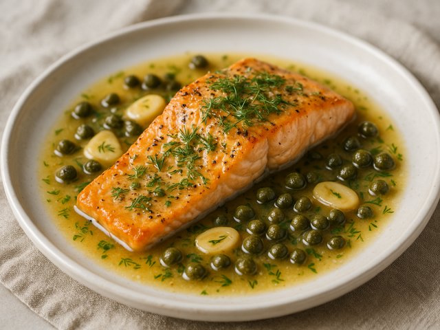 Salmon Piccata