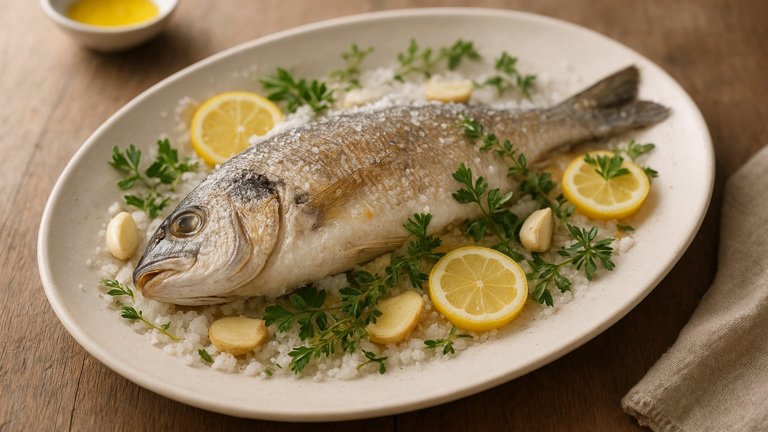 Salt-Baked Whole Fish With Fresh Herbs