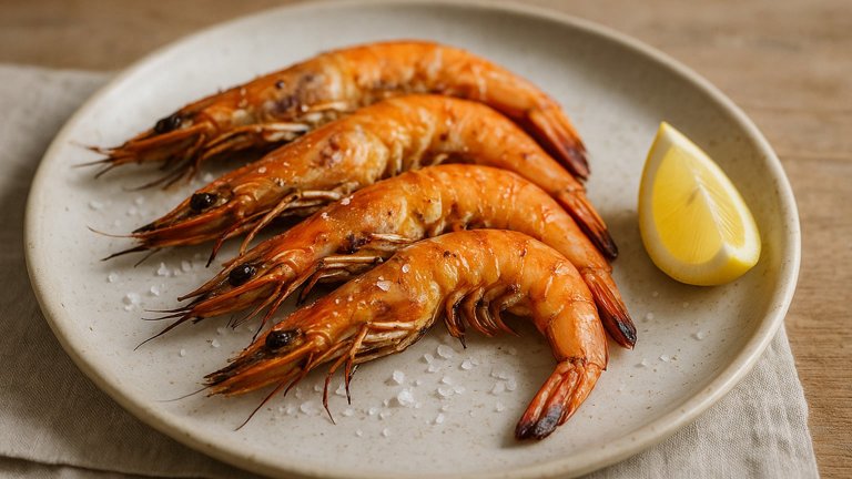 Salt-Grilled Prawn