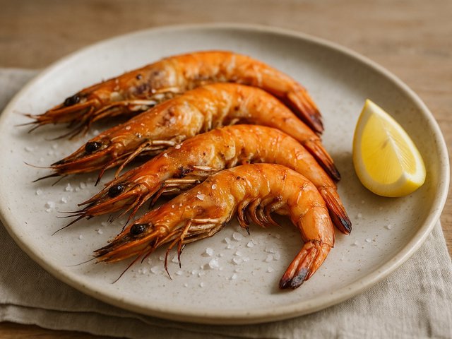 Salt-Grilled Prawn