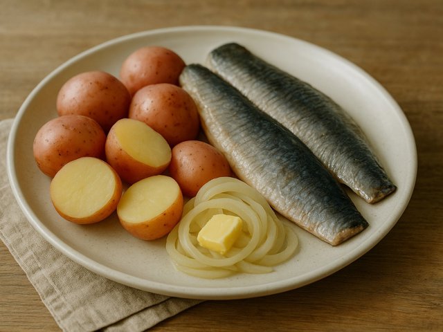 Salt Herring And Potatoes