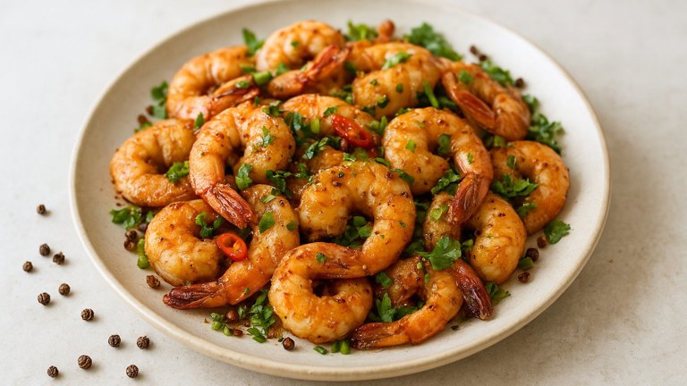 Salt-And-Sichuan-Pepper Shrimp