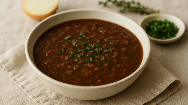 Sauce Lyonnaise (Brown Onion Sauce)