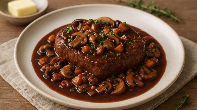Sauce Meurette (Burgundian Red Wine Sauce)