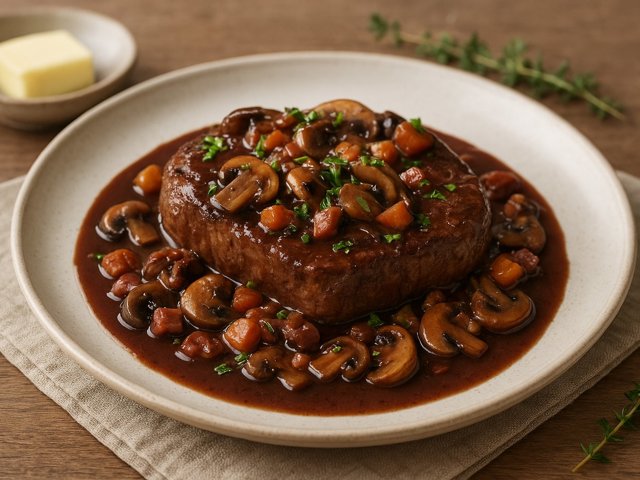 Sauce Meurette (Burgundian Red Wine Sauce)