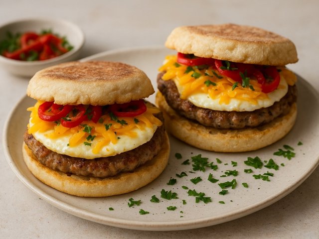 Sausage & Egg Sandwiches