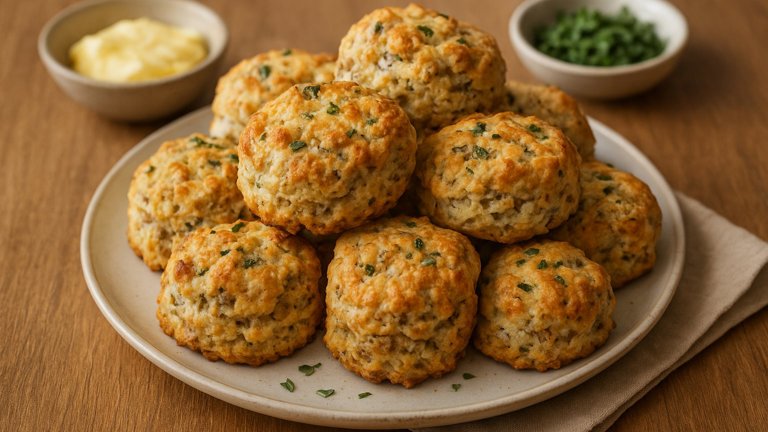SAUSAGE & SAGE BISCUITS