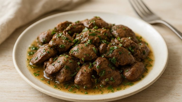 Sautéed Chicken Livers