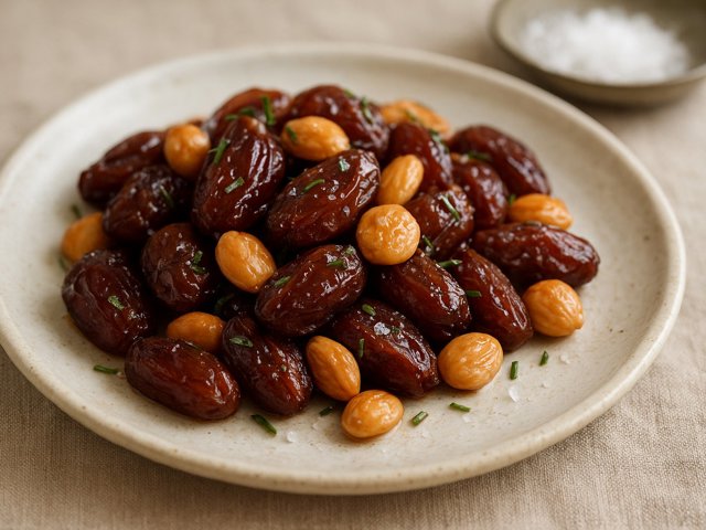 Sautéed Dates With Almonds