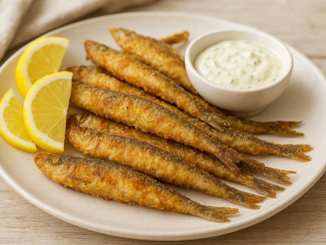 Sautéed Smelts Or Anchovies