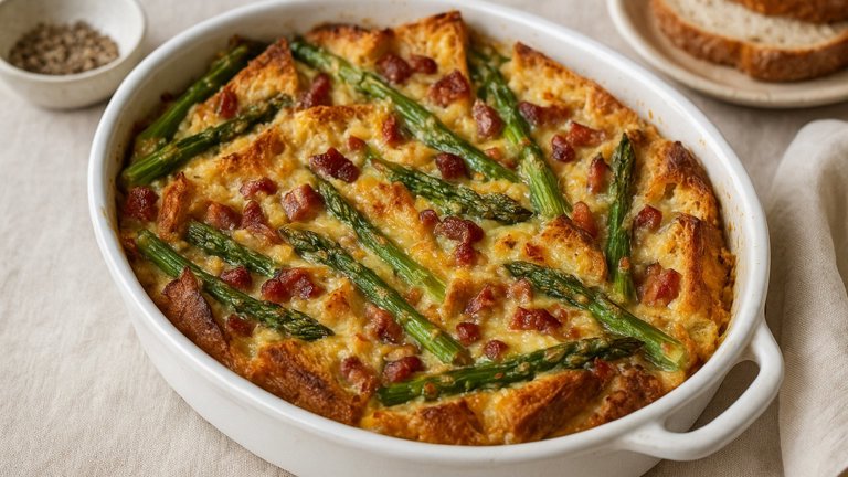 Savoury Bread And Butter Pudding
