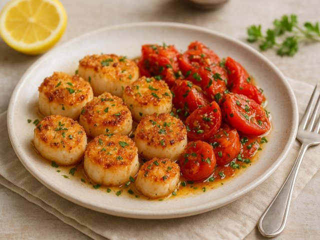 Scallops Meunière