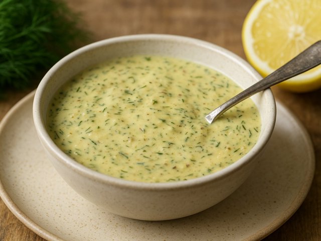 Scandinavian Mustard-Dill Sauce