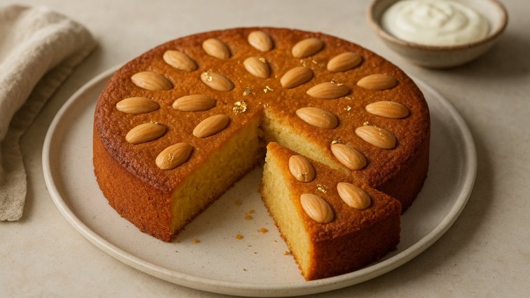 School-Skive Semolina Cake