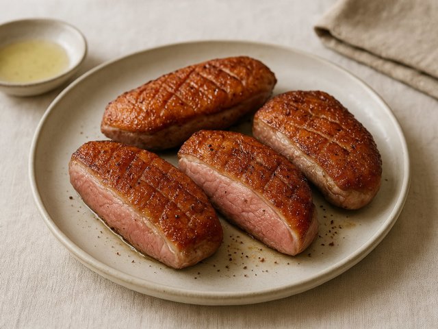 Seared Wild Duck Or Goose Breasts