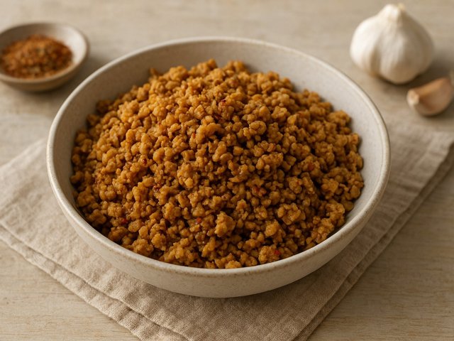 Seasoned Tempeh Crumbles