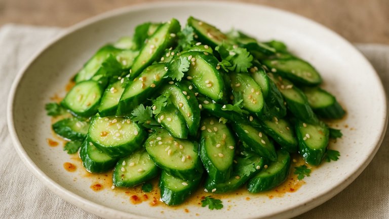 Sesame Cucumber Salad