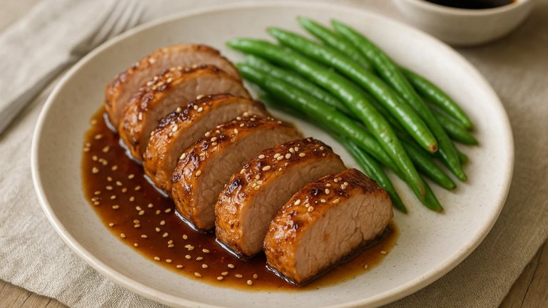 Sesame-Garlic Pork Tenderloin