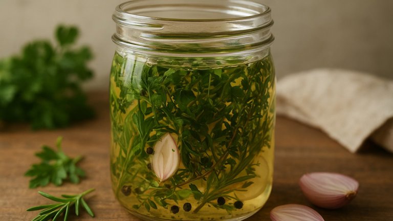 Shallot-Herb Vinegar