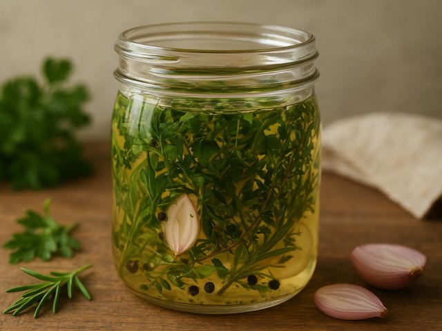Shallot-Herb Vinegar