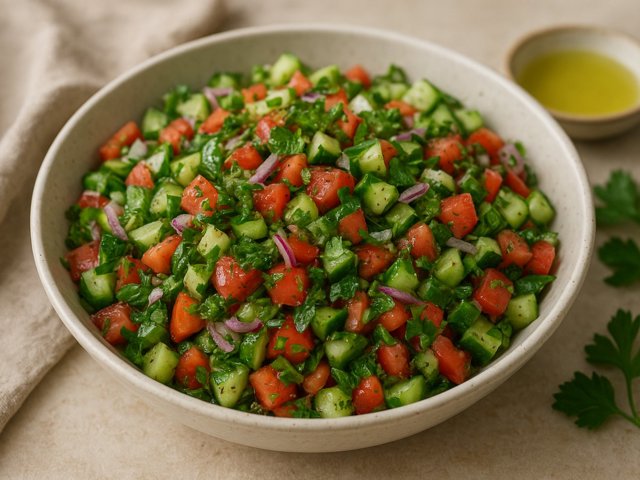 Shirazi Or Israeli Salad